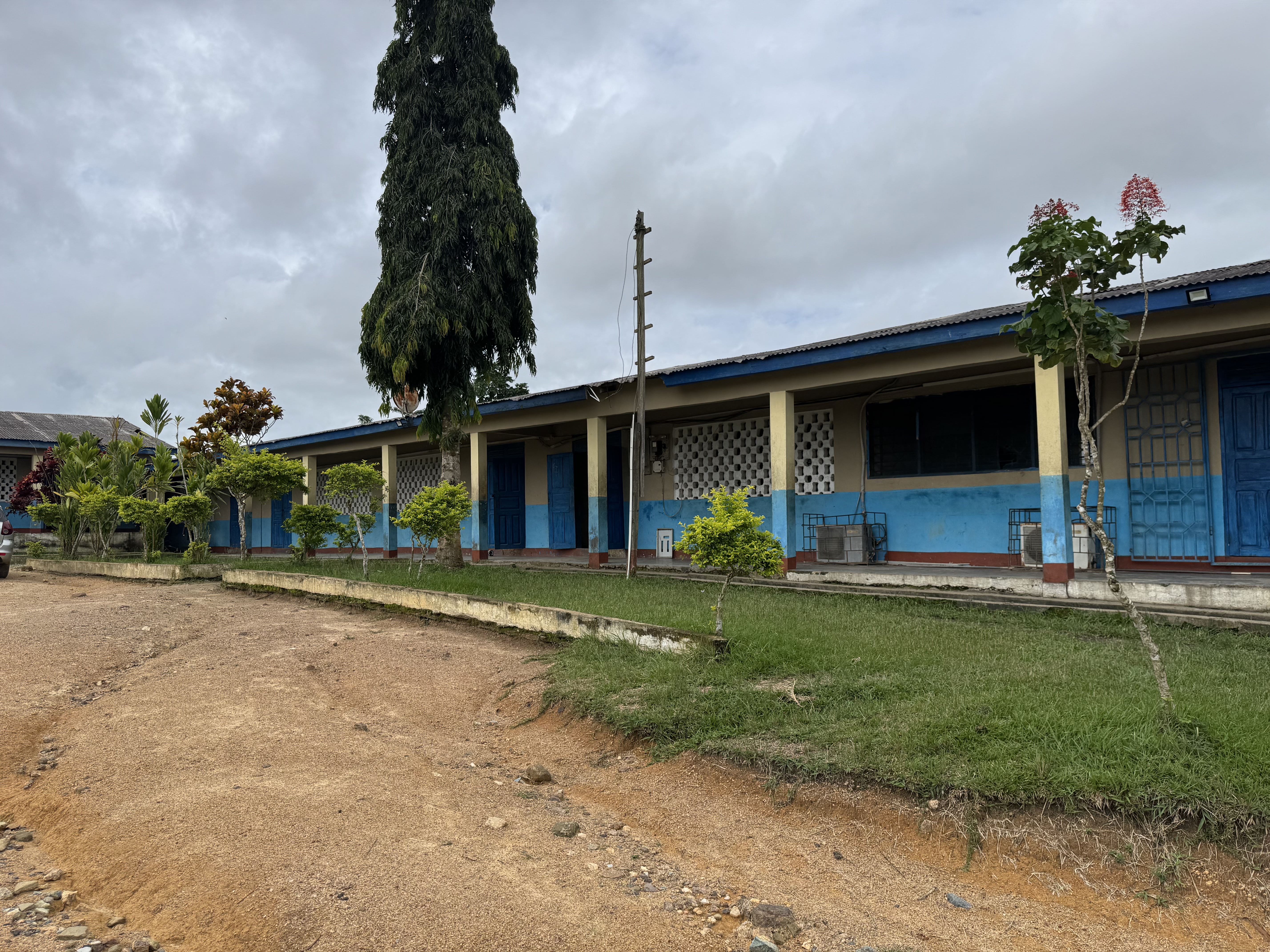 Landscaped grounds at Abura Technical Institute